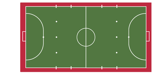 大（40m×20m）2面